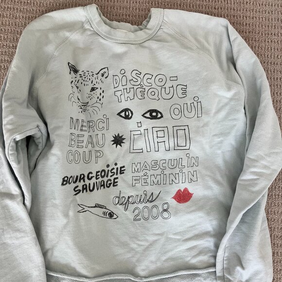 Clare V. Ciao Graphic Sweatshirt - Picture 2 of 7